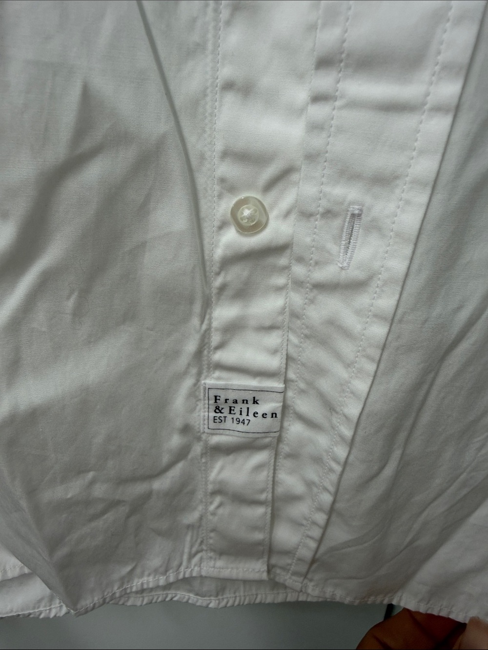 Frank & Eileen White women’s Button-Up Dress Shirt - Picture 3 of 4